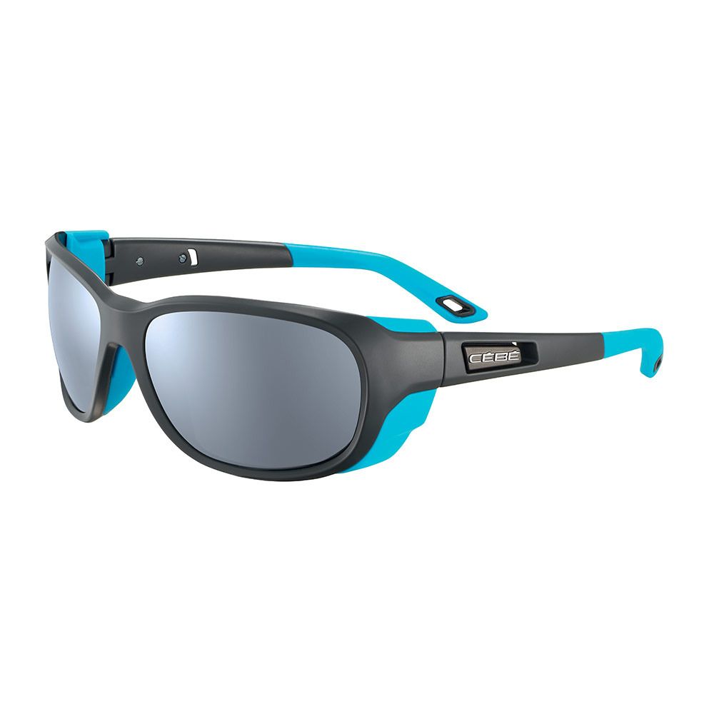 Cebe EVEREST - Lunettes ski grey blue matte peak grey silver ar