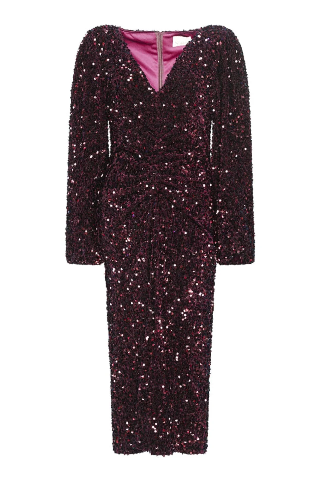 Noella Teagan Lg. Dress 1156 fuxia black