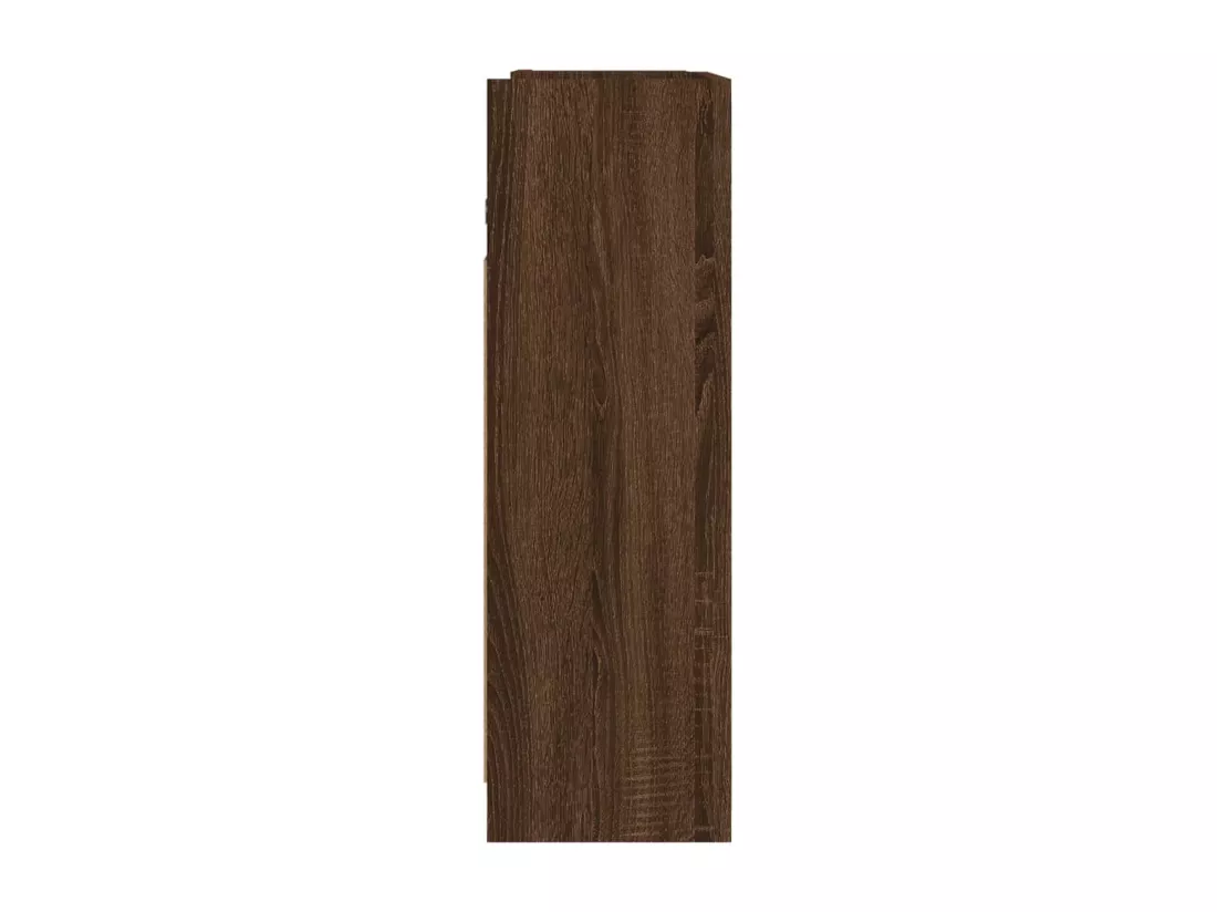 Armoire à miroir de salle de bain Chêne marron 62,5x20,5x64 cm