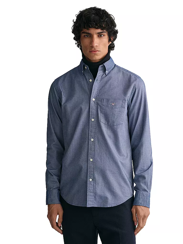 GANT Hemd Regular Fit  blau