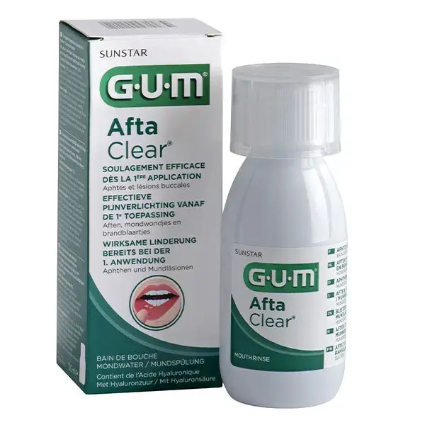 Enxaguante bucal Gum Afta Clear 120ml