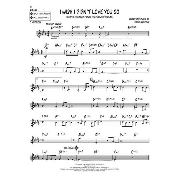 Hal Leonard Jazz Play-Along Jazz Standards