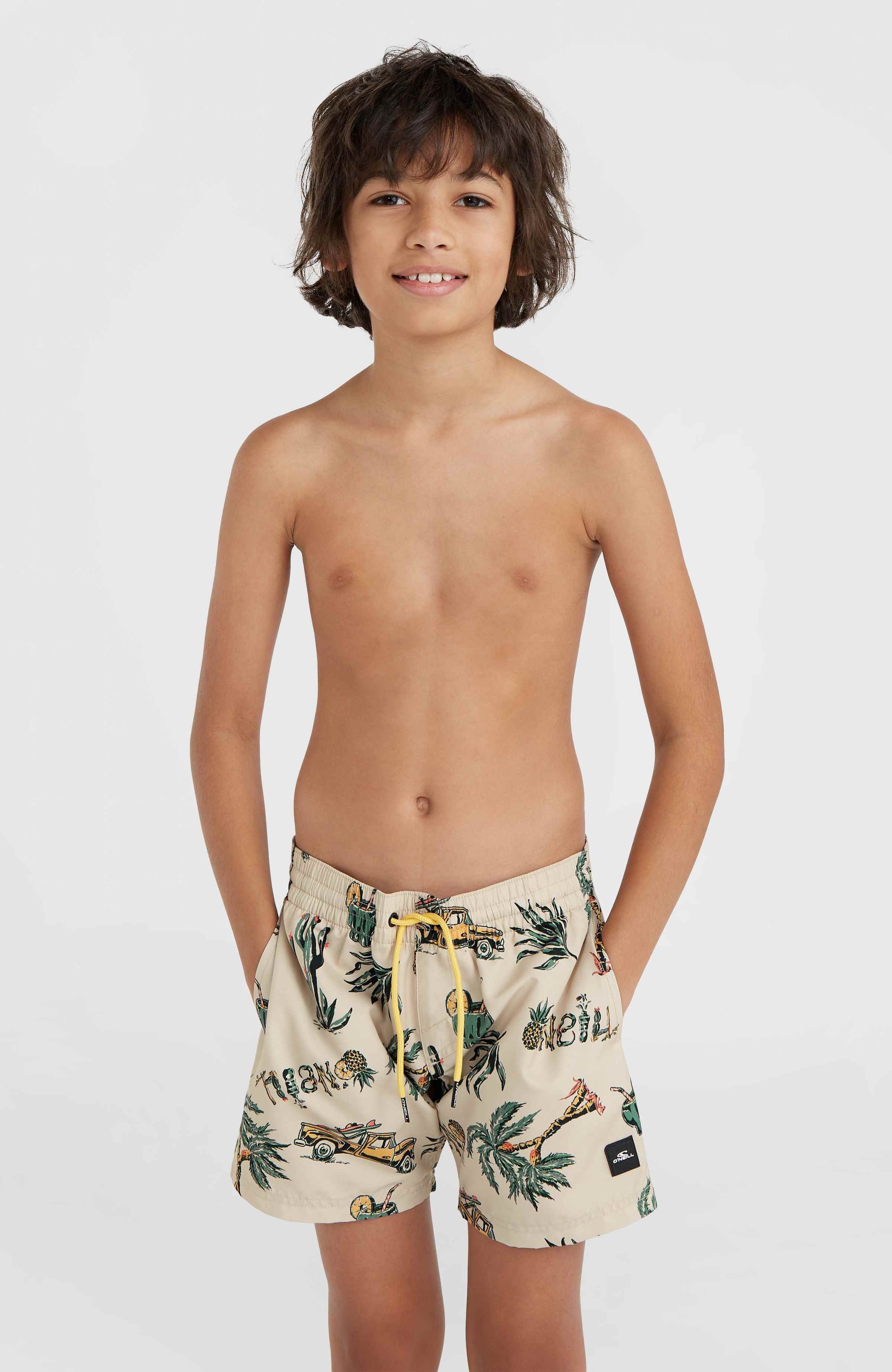 Jongens Mix and Match Cali Print 13'' zwembroek O`Neill Beige