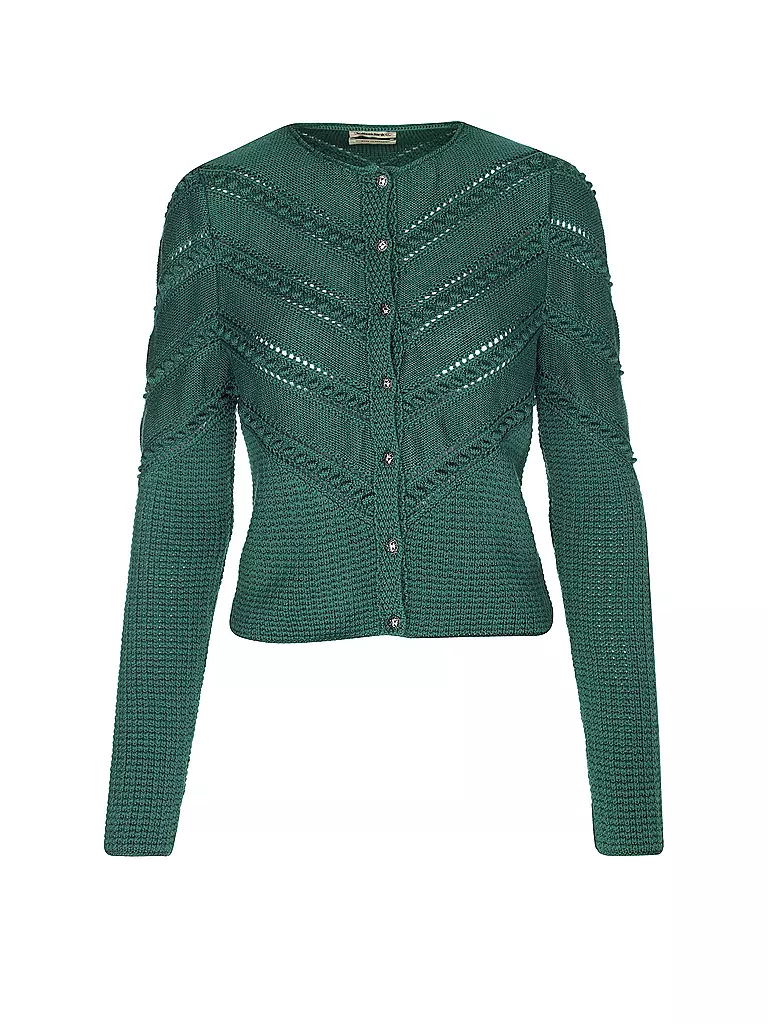 GOTTSEIDANK Trachten Strickjacke OPHELIA grün