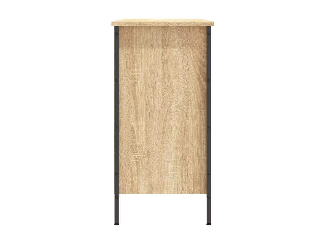 Armoire à chaussures chêne sonoma 100x35x70 bois d'ingénierie