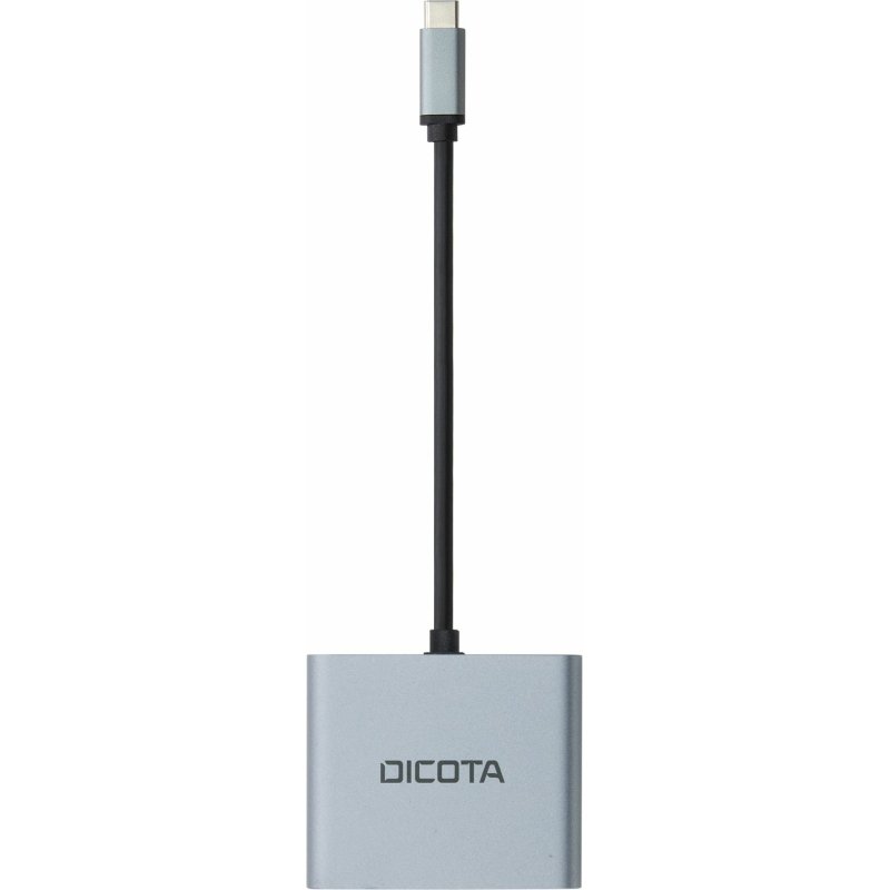 DICOTA D32063 station d'accueil Tablette/Smartphone/ordinateur portable Argent