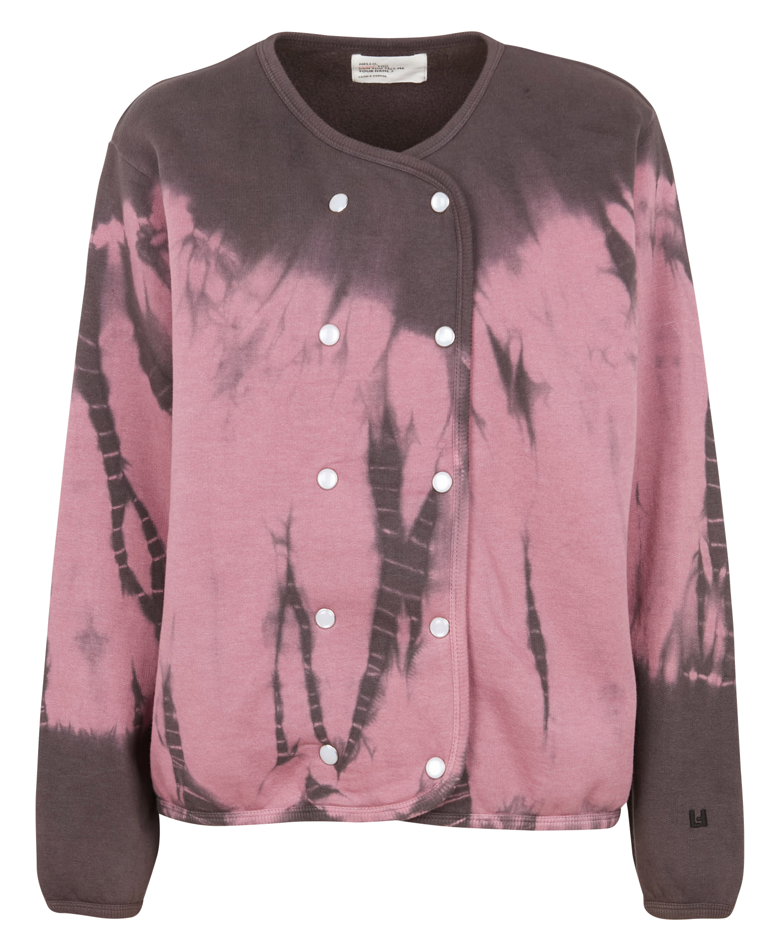 SONAR - Pull col rond en coton bio mélangé | Marron
