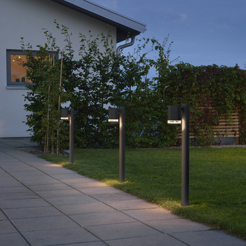 Konstsmide tuinpaal Modena 70cm mat zwart
