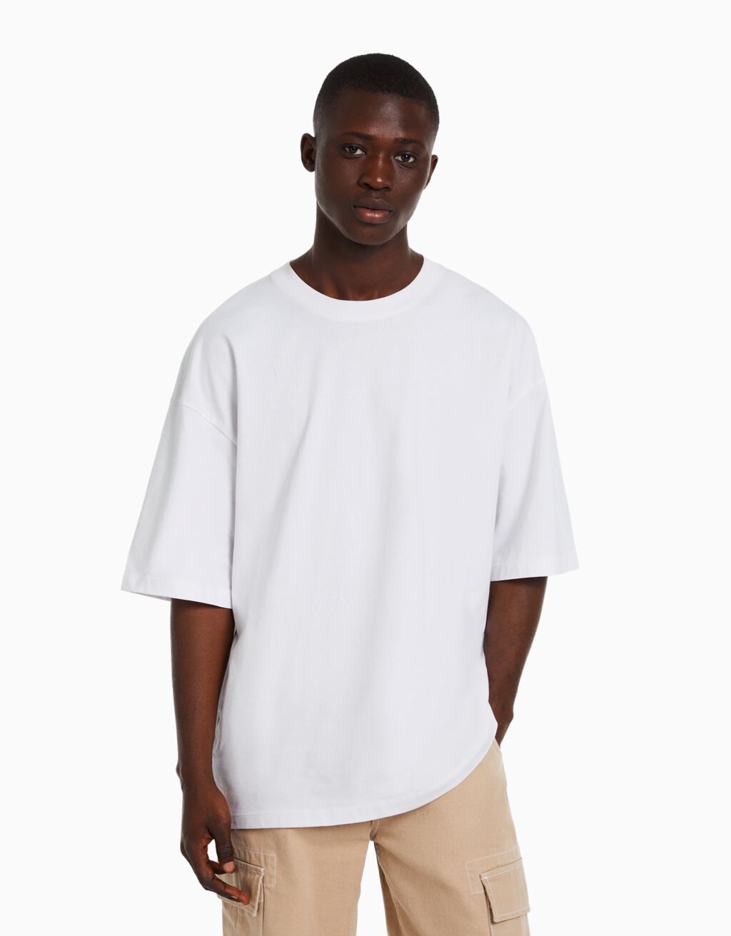Camiseta de manga curta oversized
