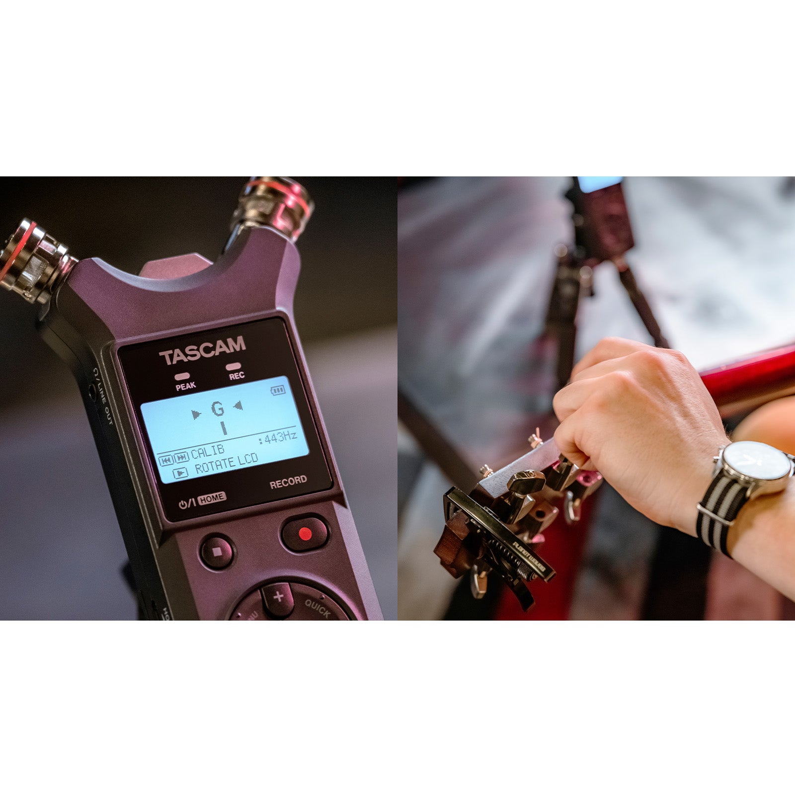 Tascam DR-07XP field recorder