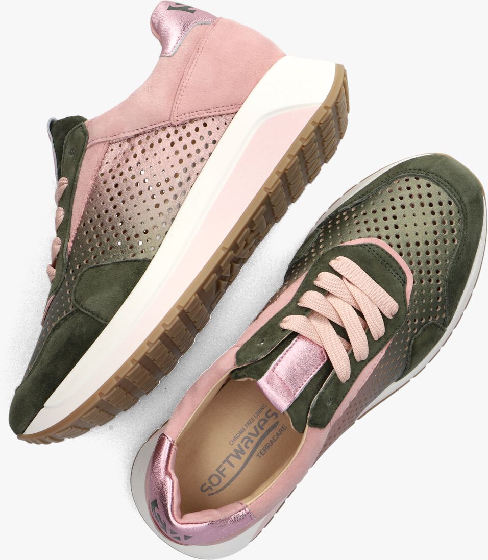 SOFTWAVES groene softwaves lage sneakers 8.94.02