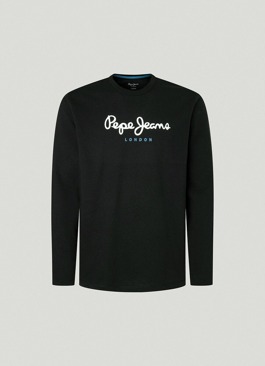 PEPE JEANS<br>Camiseta de manga comprida com gola redonda Eggo