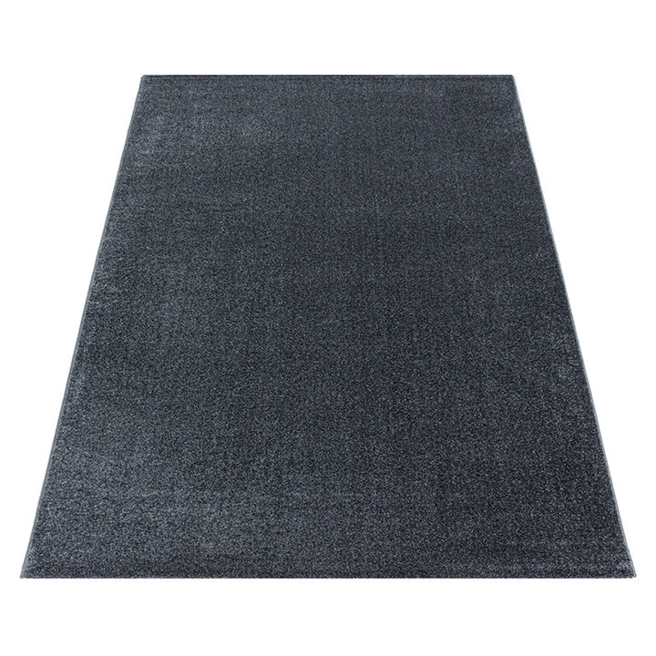 Laagpolig vloerkleed - Smoothly Antraciet | Tijdloos