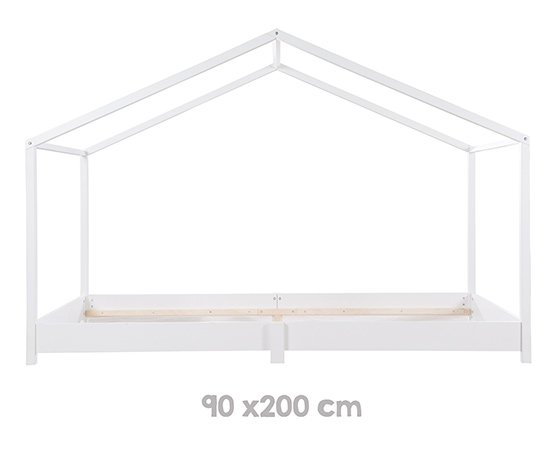 roba Hausbett ca. 90 x 200 cm, weiß
