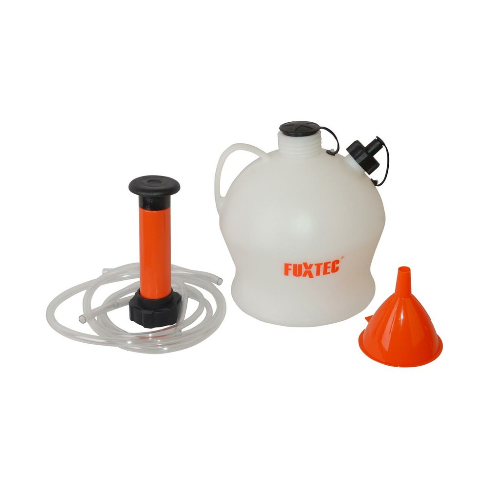 Pompe vidange huile moteur - fx-ap4l - 4l, manuelle, huile debroussailleuse, tondeuse, taille haies