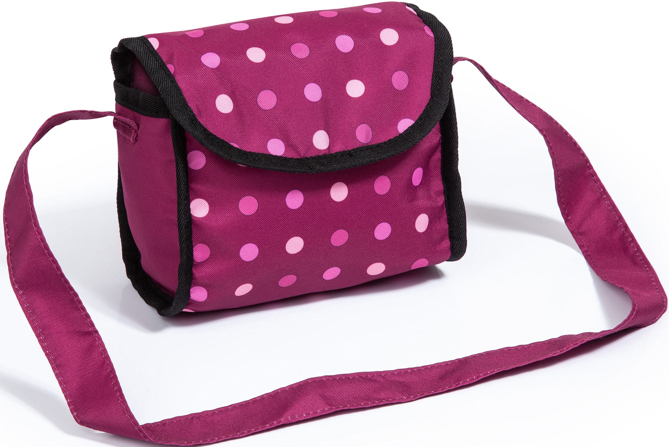 Bayer Puppenwagen »Trendy, bordeaux« mit Wickeltasche