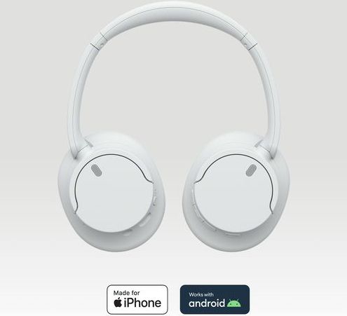 Sony - WHCH720NW - Draadloze Over-Ear Koptelefoon - Wit - Noise Cancelling