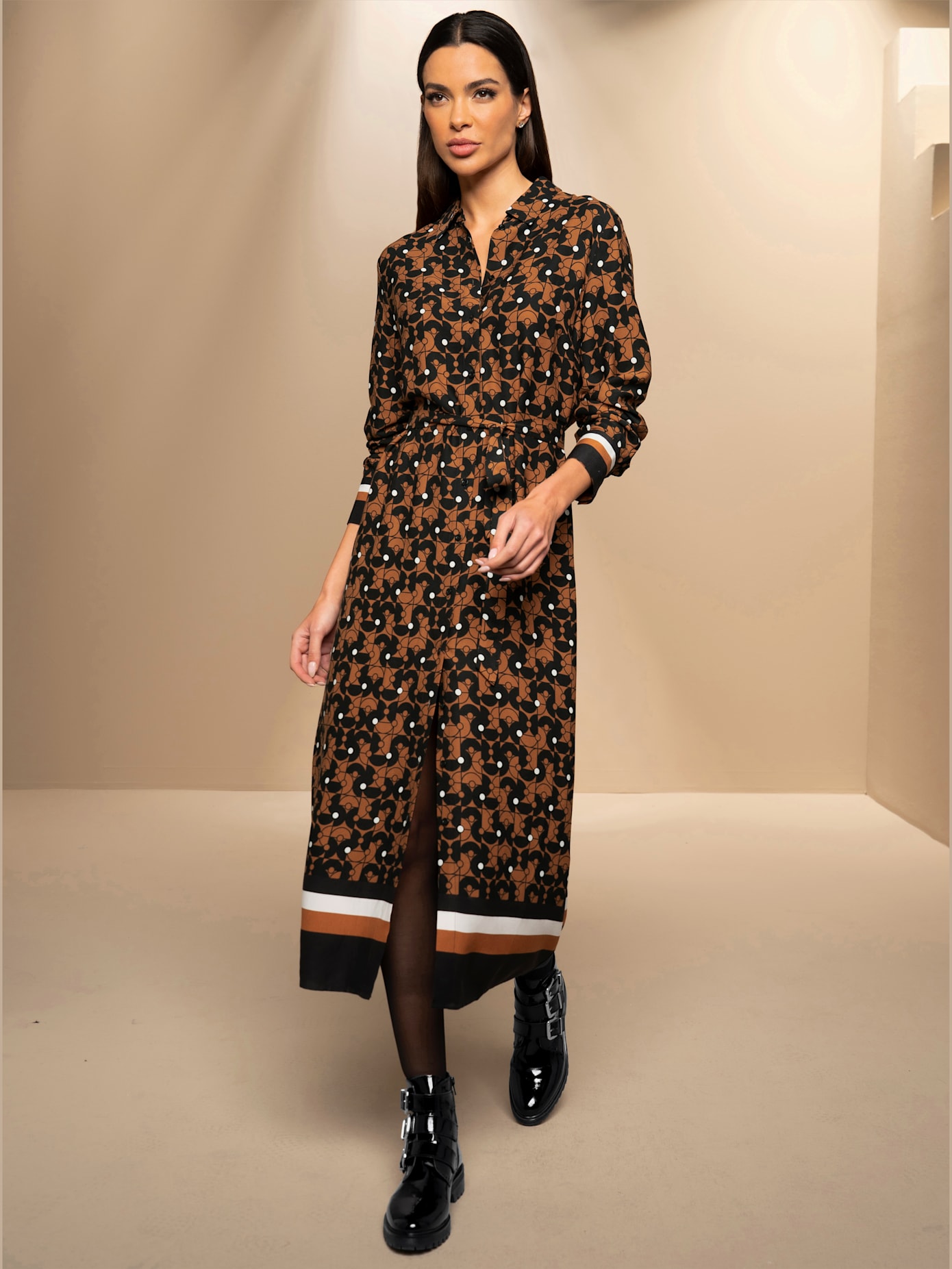 Robe imprimée qualité tissée