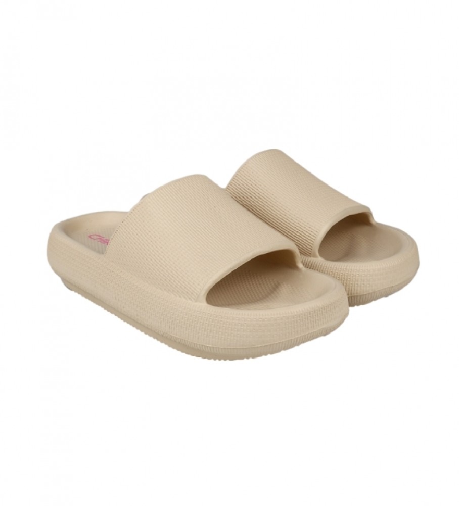 Chika10 Flip Sandals 01 bege