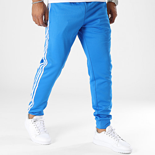 Pantalon Jogging A Bandes IM4542 Bleu Roi