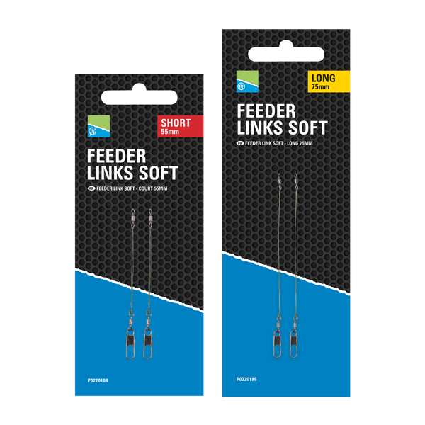 Liens feeder souples Preston (2 pièces)