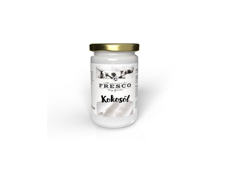 FRESCO Barfzusatz Kokosöl 200 ml Ergänzungsfutter für Hunde