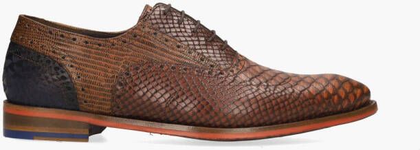 Floris van bommel De Stapper 05.16 Dark Cognac G+ Wijdte Veterschoenen
