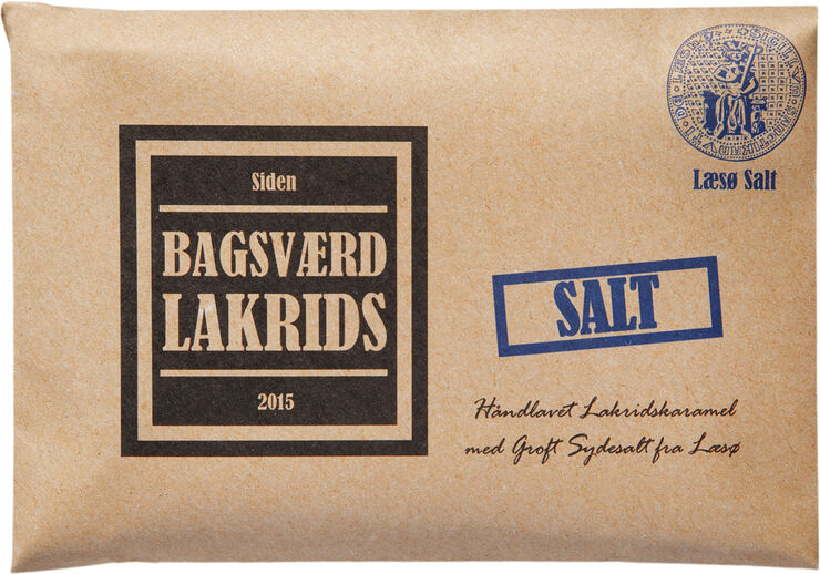 Bagsværd Lakrids Salt, 160 gr.