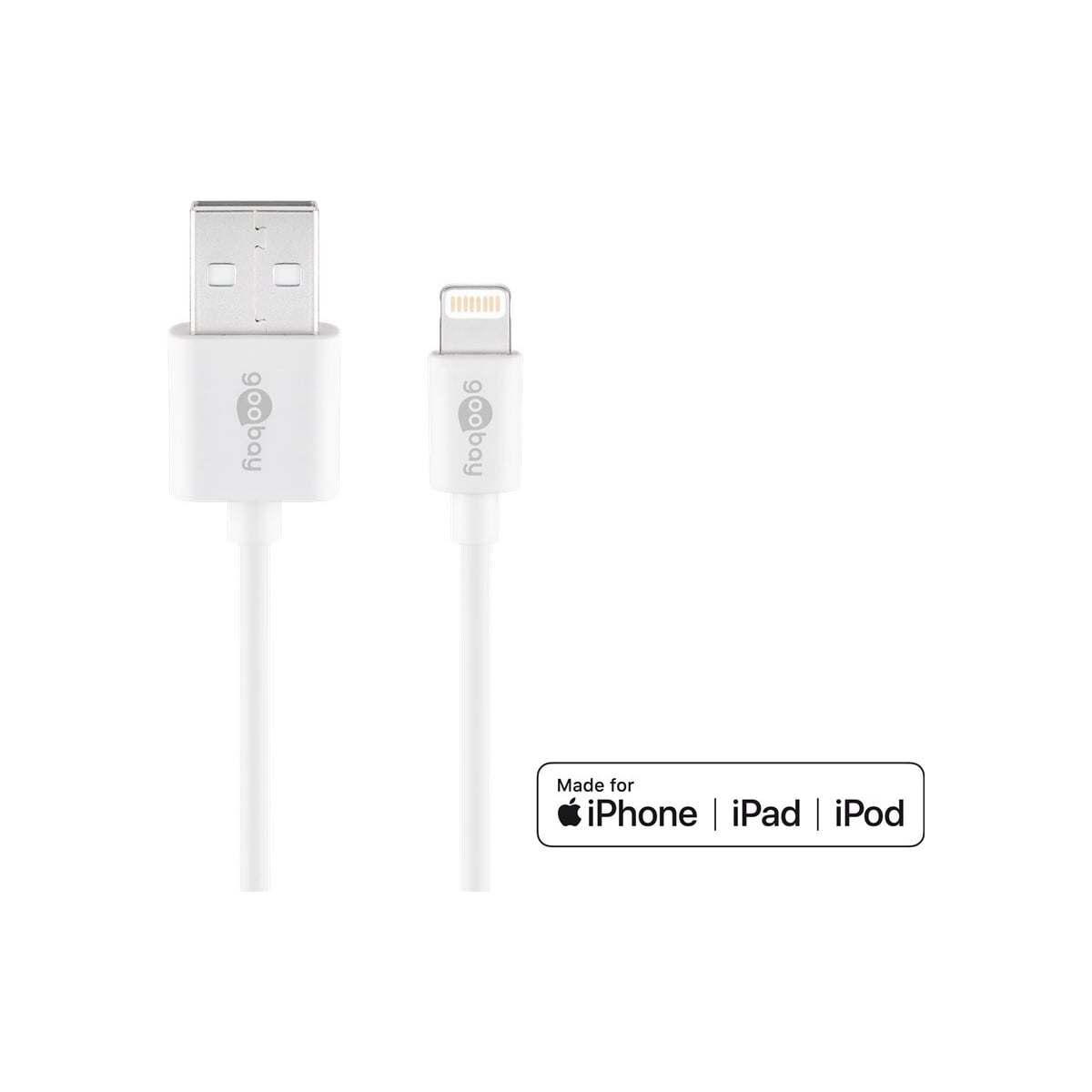 Lightning USB-lade- og synkroniseringskabel