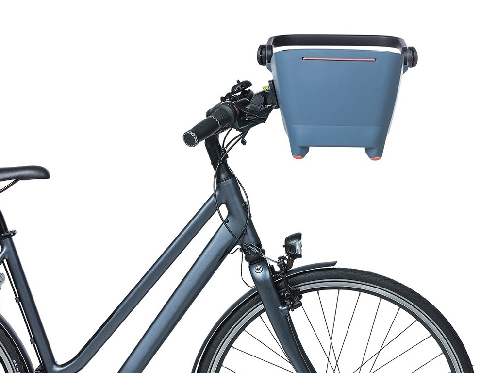 Basil Buddy Klickfix Blue hondenfietsmand