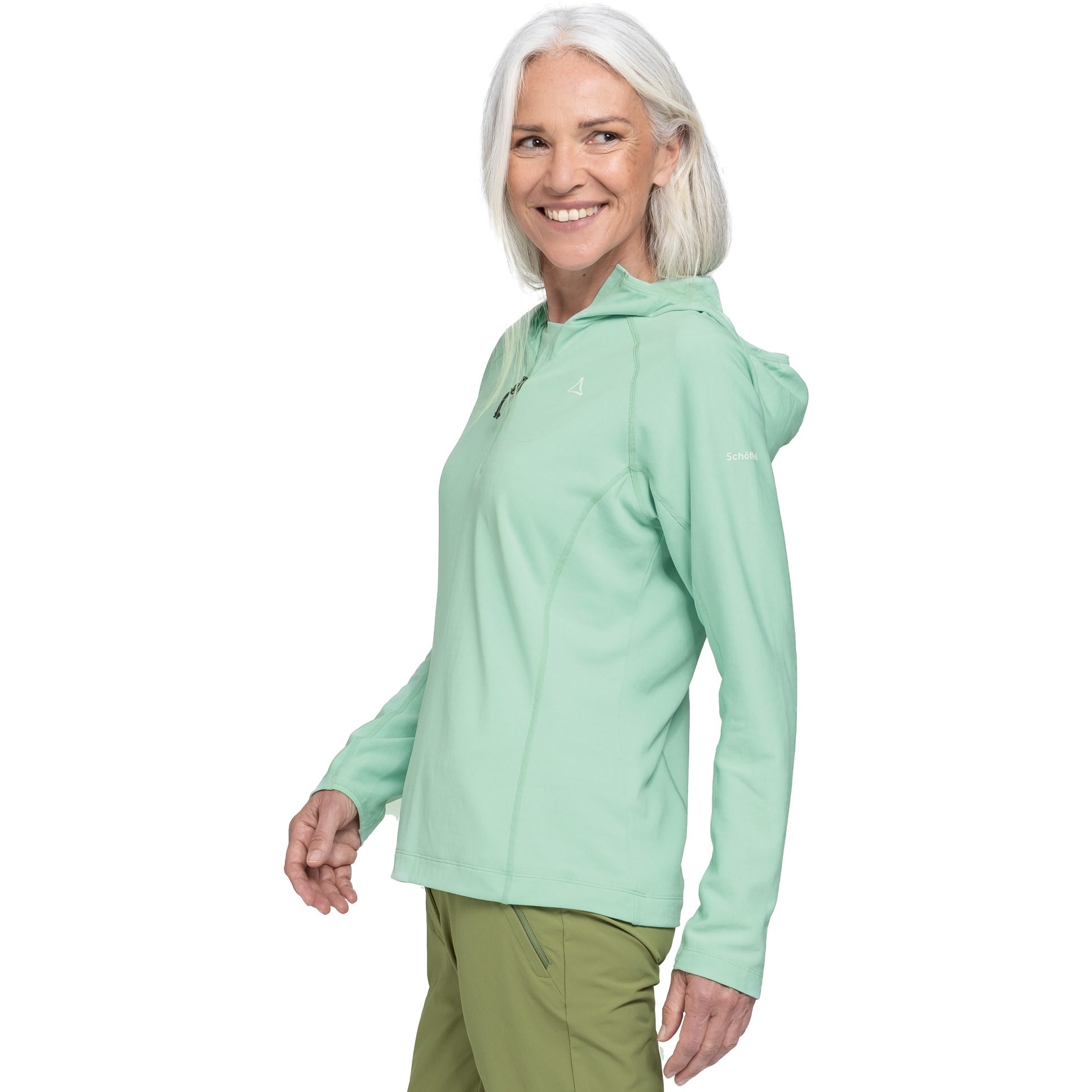 Schöffel Kravica Half-Zip Hoody Damen botanical sky
