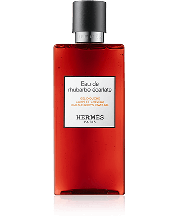 Hermès Eau de Rhubarbe Écarlate hair and body shower gel 200ml