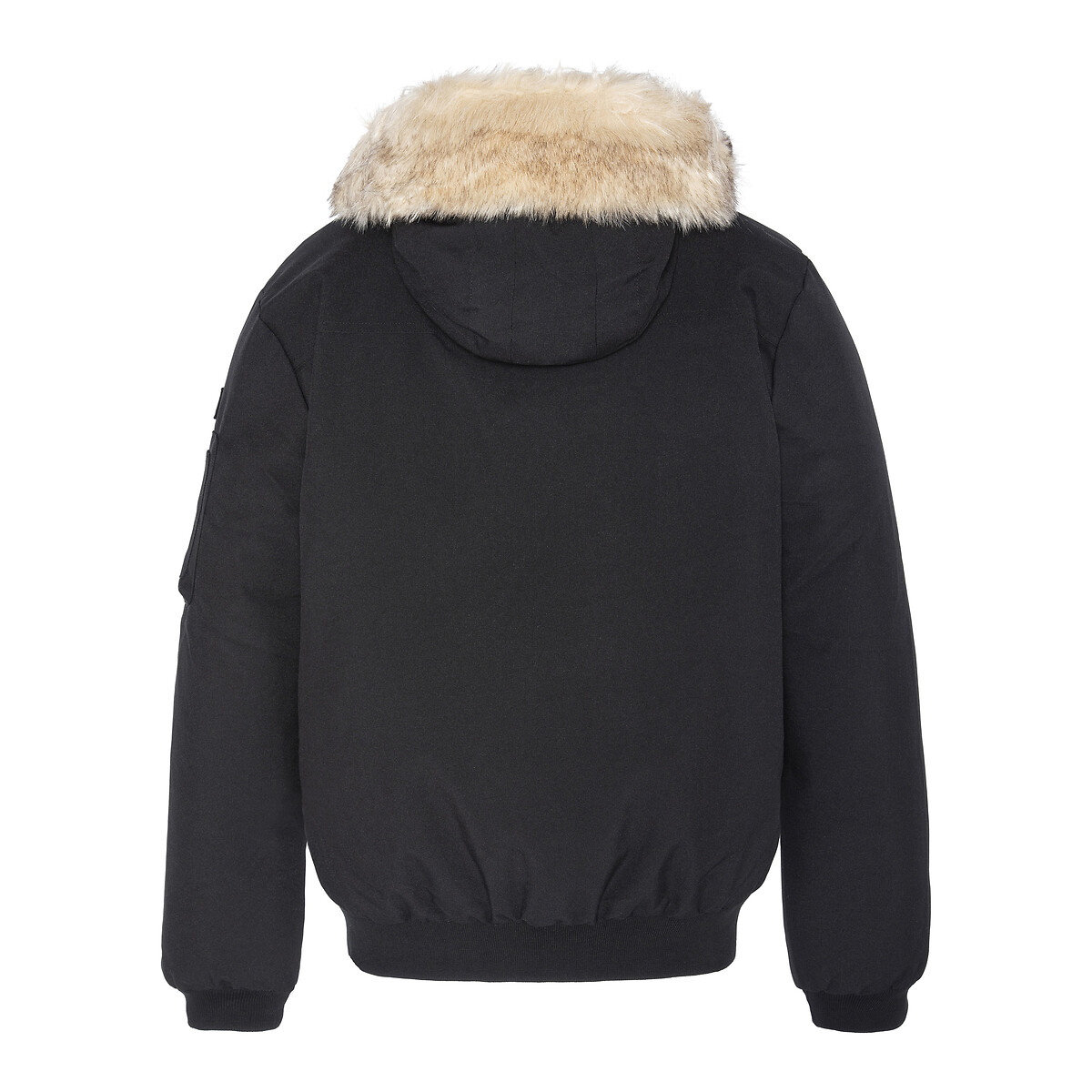 SCHOTT<br>Jaqueta bomber quente com zíper e capuz Keyburn