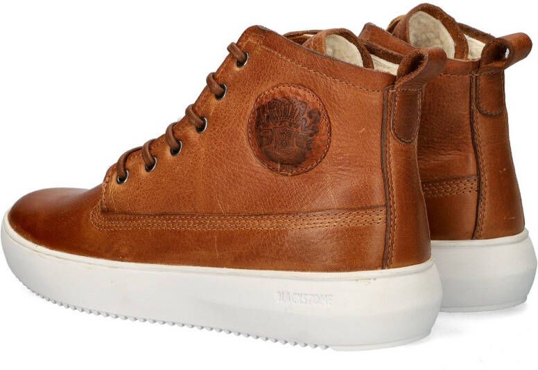 Blackstone Aspen Hoge sneakers Leren Sneaker Heren Bruin