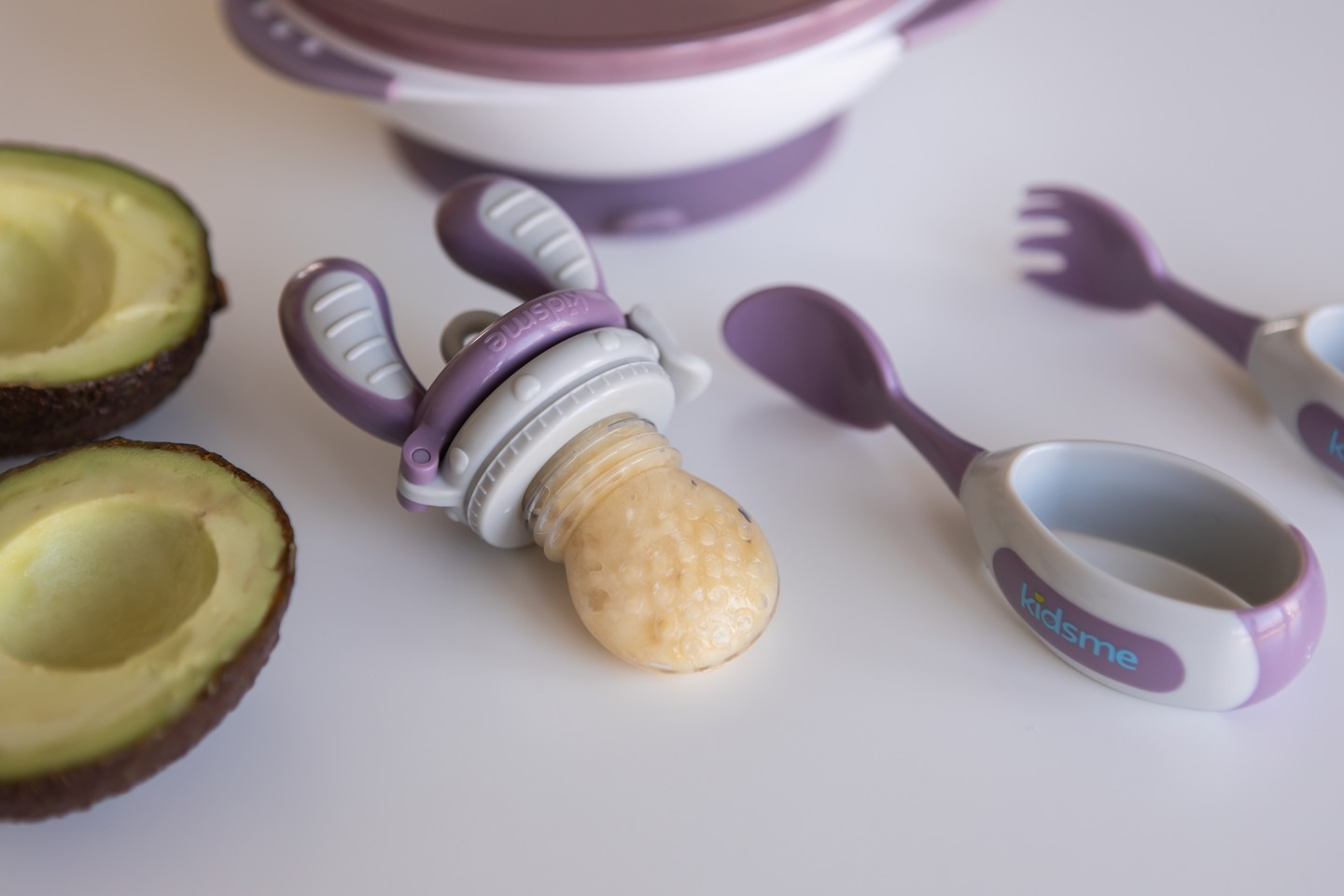 Kidsme - Foodfeeder - Plum str. M