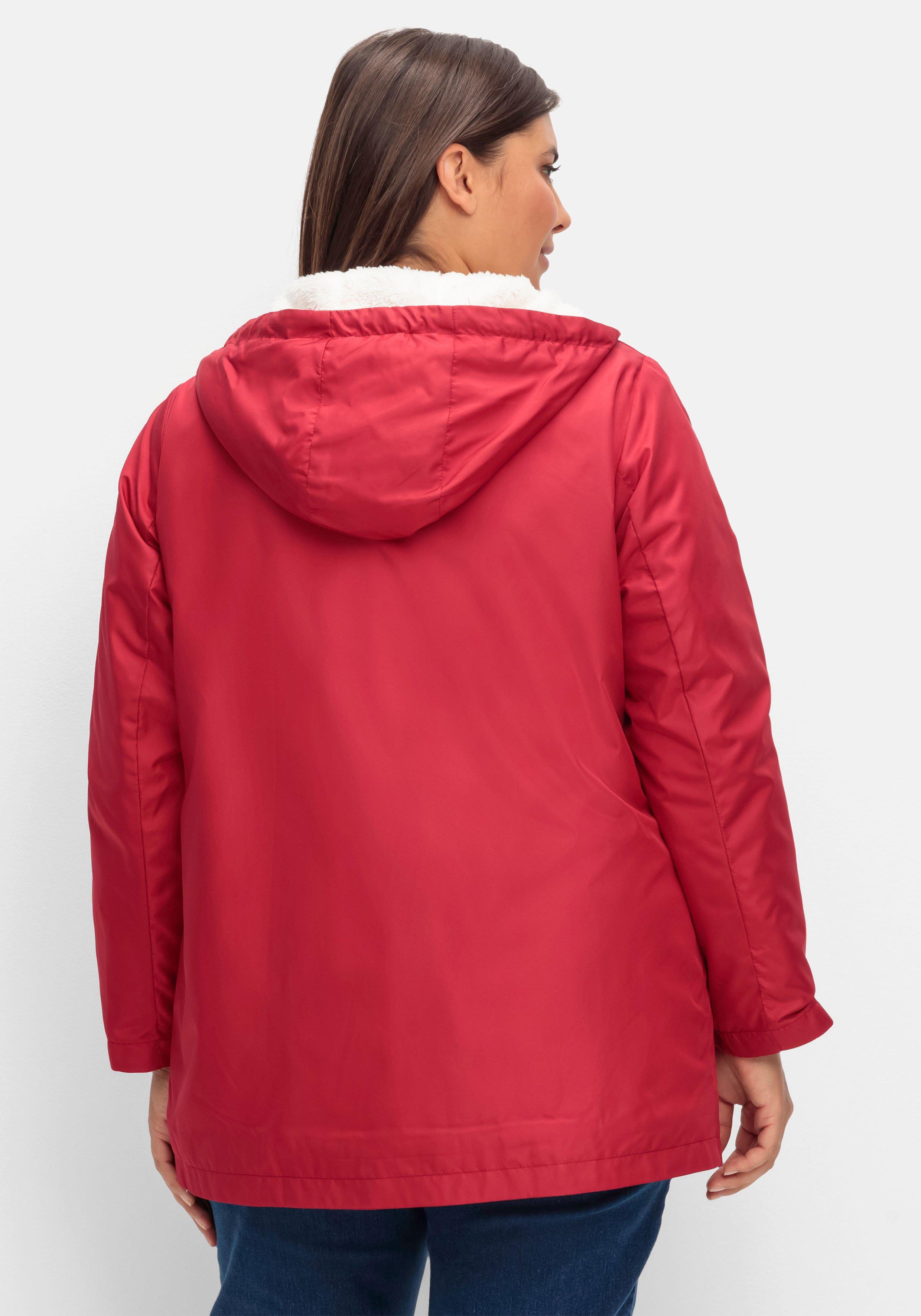 Windjacke mit Futter aus Teddyfleece