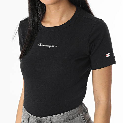 Polo Manches Courtes Femme Essential Cropped 5323 Noir