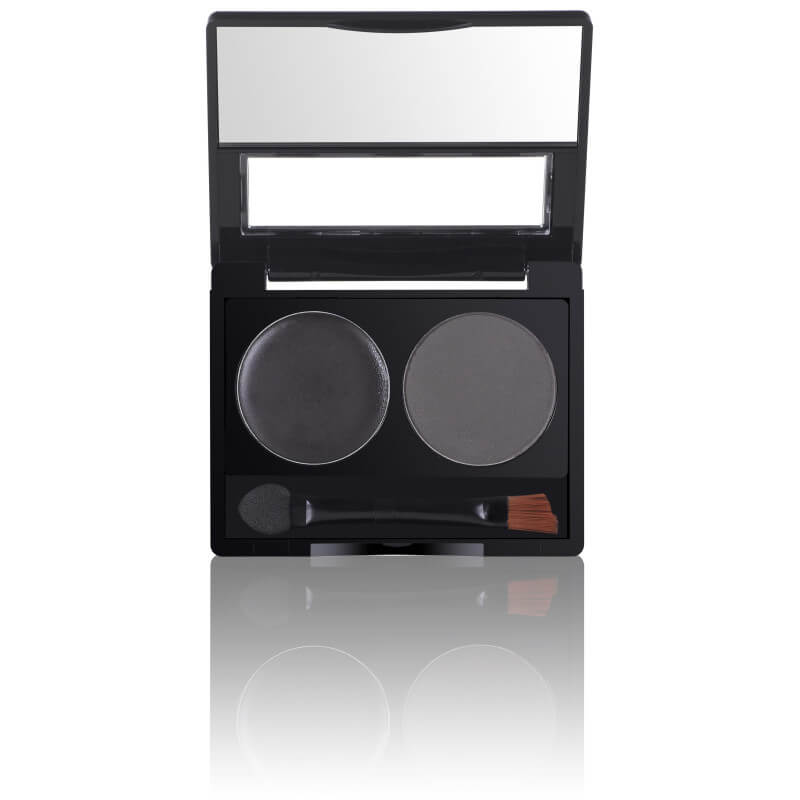 Eyelash Design Company- BrowFx - Boitier à poudre (Charbon) Brow Powder & Wax Duo
