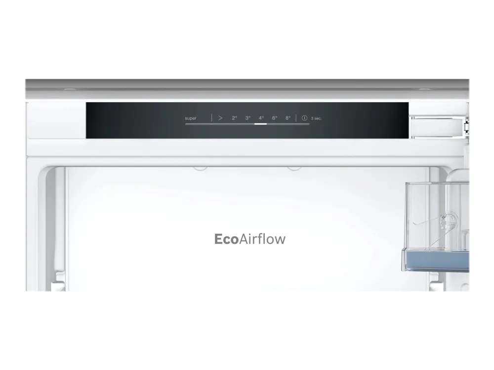Bosch Serie | 4 KIN86VFE0 - Køleskab/fryser - bund-fryser - til indbygning - niche - bredde: 56 cm - dybde: 55 cm - højde: 177.5 cm - 260 liter - Klasse E - Fladhængsel