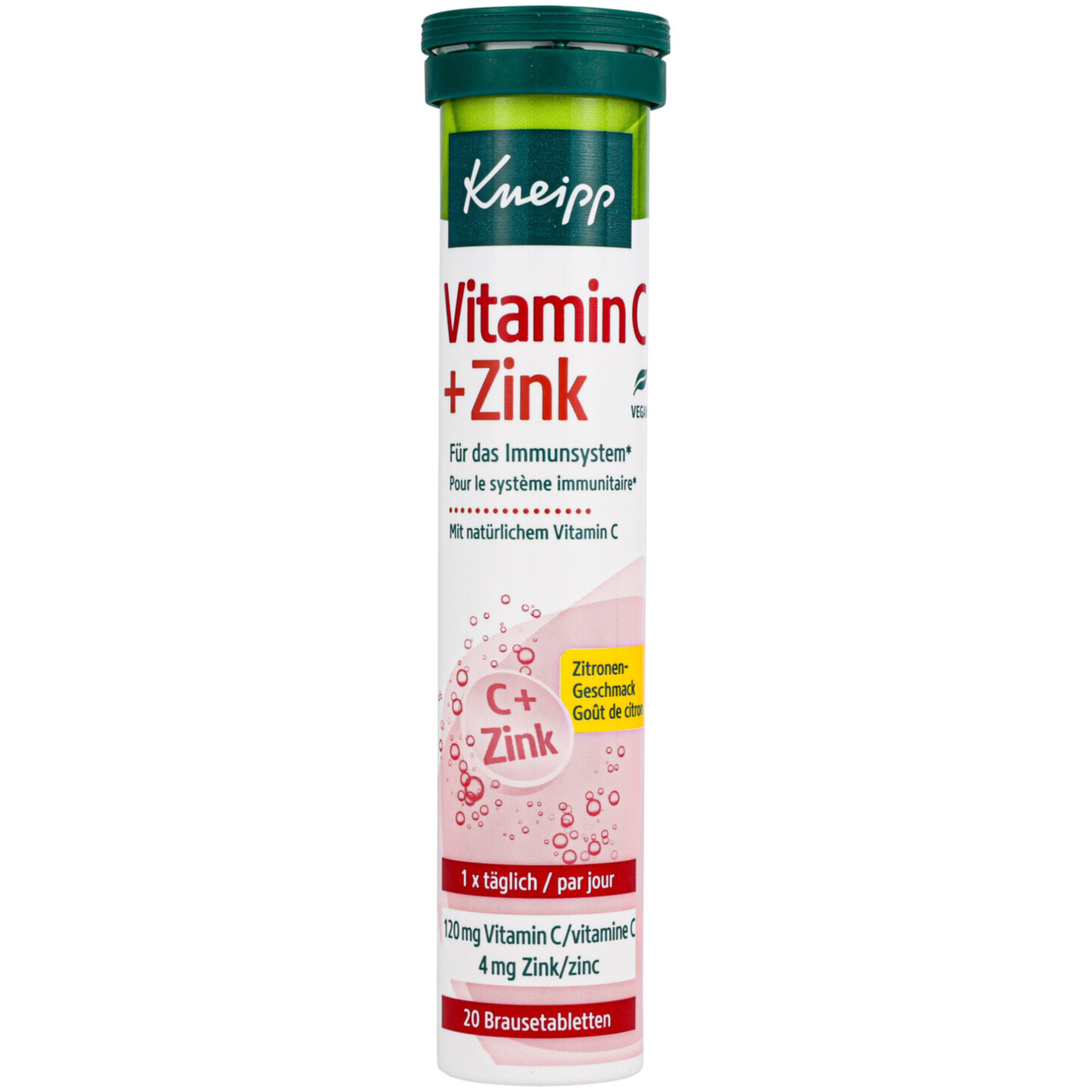 Kneipp Vitamin C + Zink 20 Brausetabletten