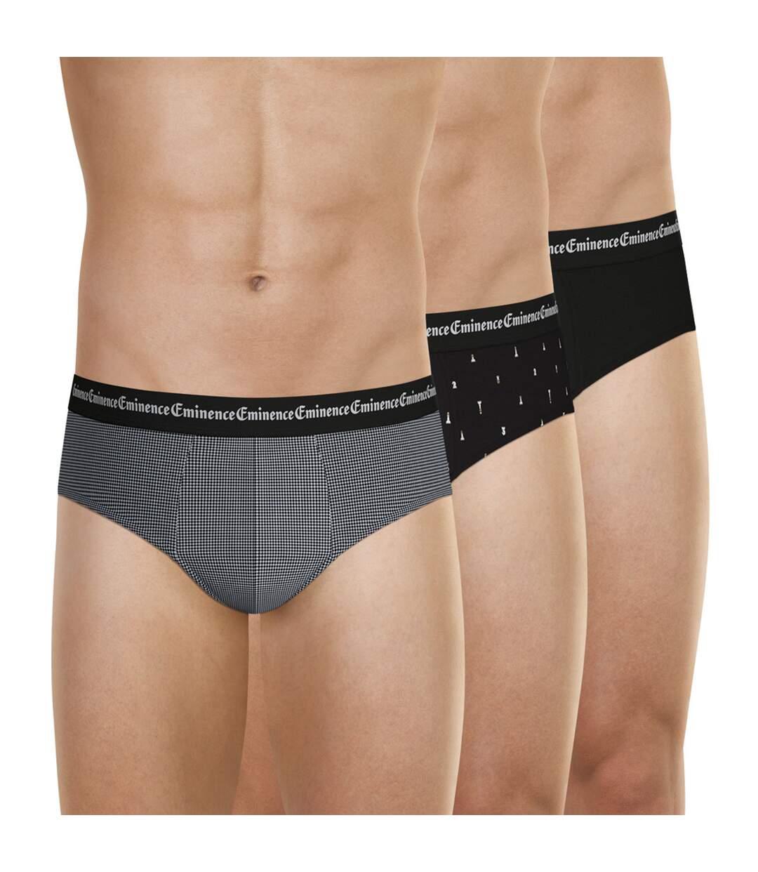 Lot de 3 slips homme Business Print
