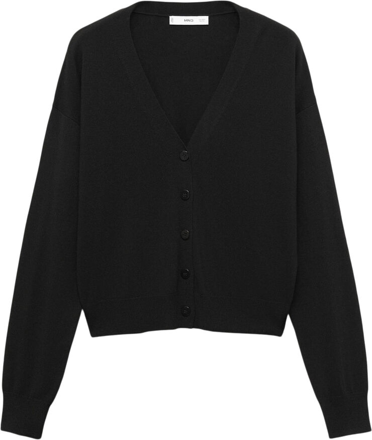 MANGO CARDIGAN. -- LUCCA Black