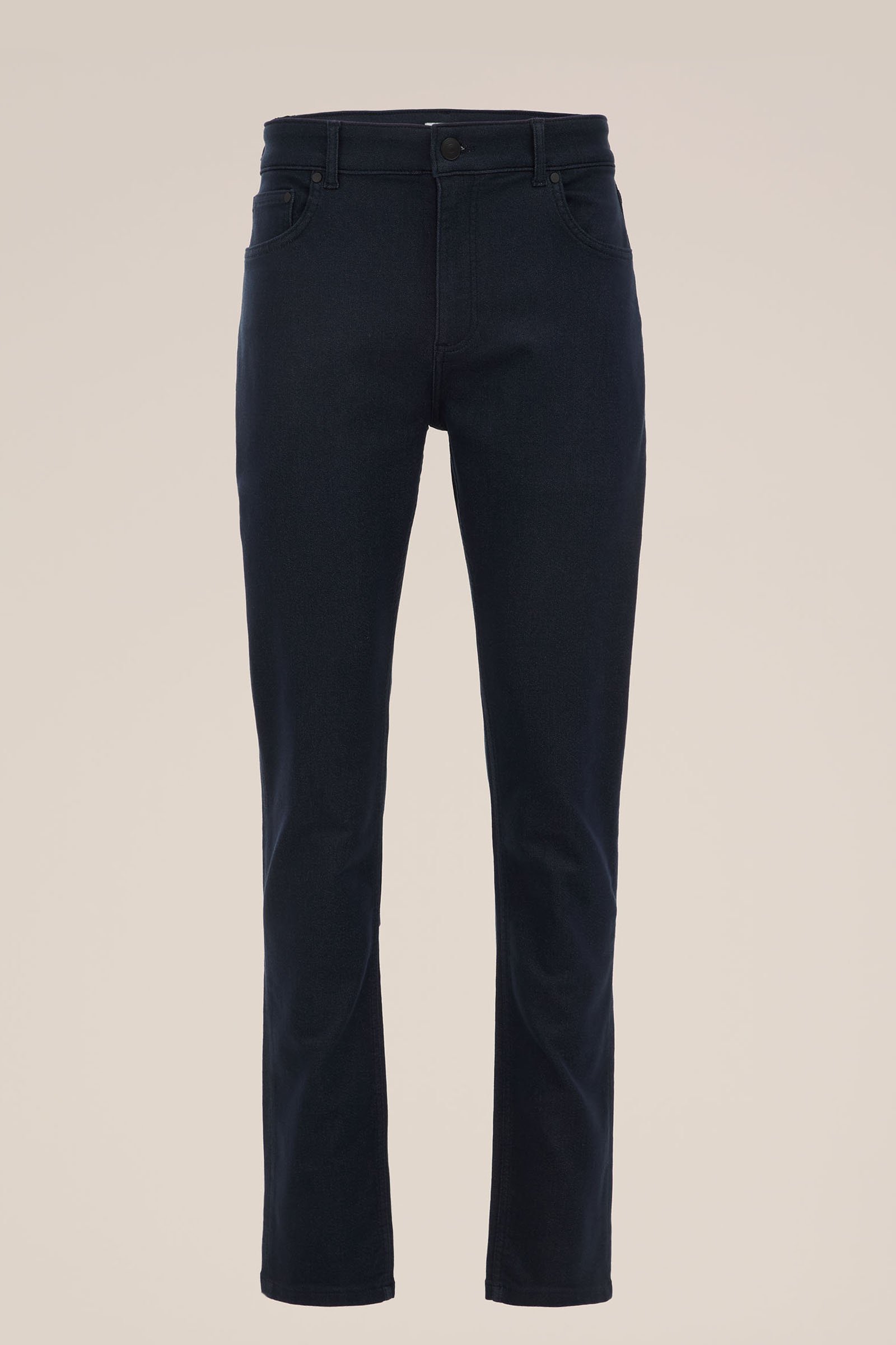 slim fit broek van jog denim Fundamentals Donkerblauw