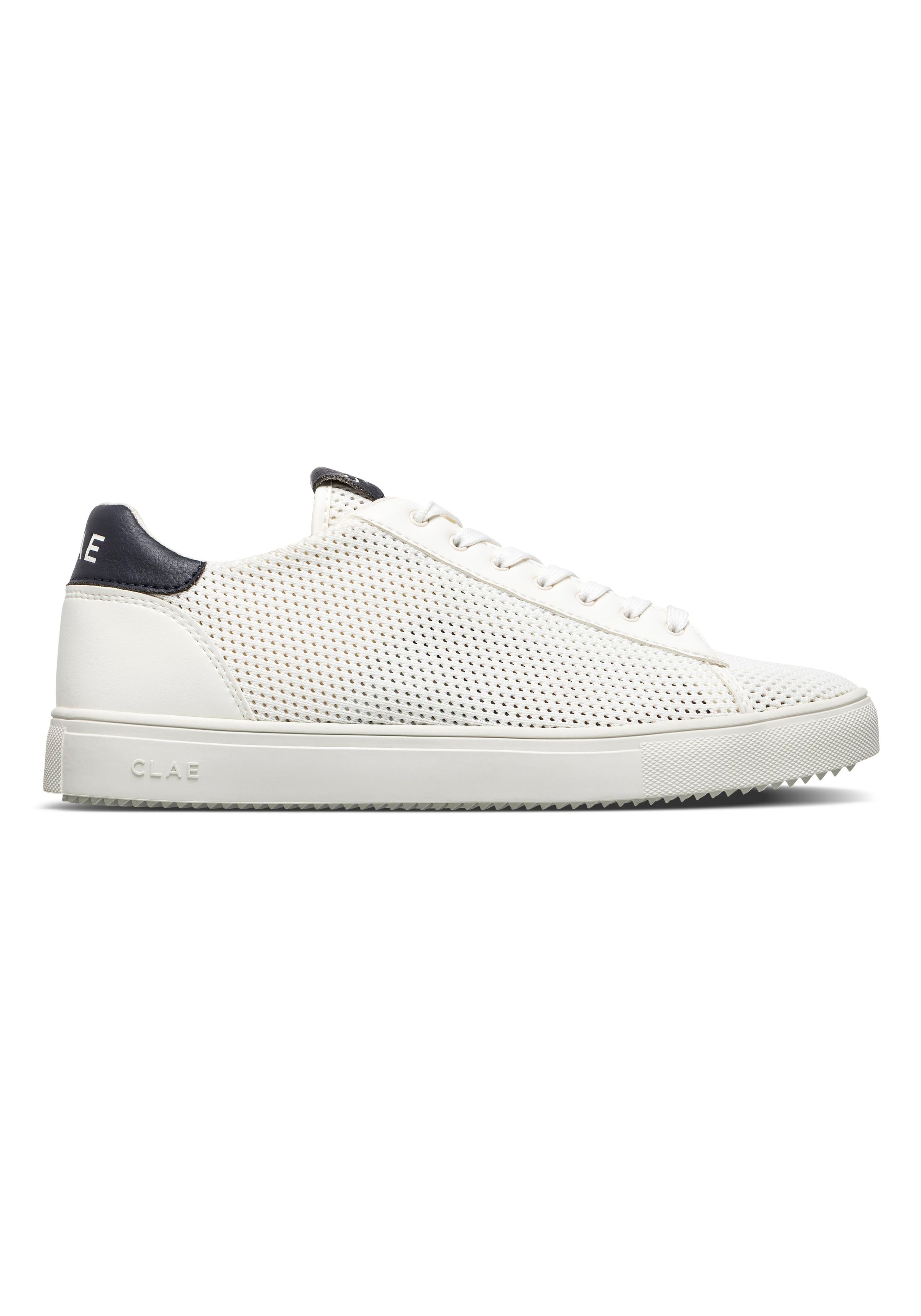 Clae Sneaker Bradley Knit White Navy Cactus