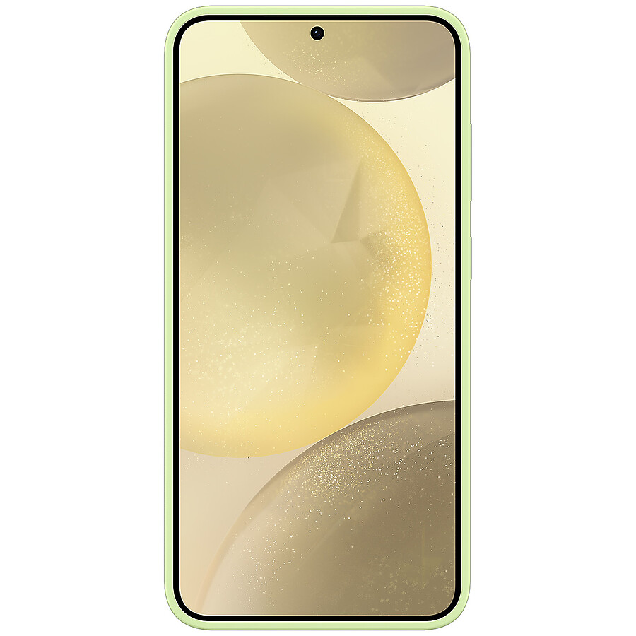 Samsung Coque Silicone Vert clair Galaxy S24+
