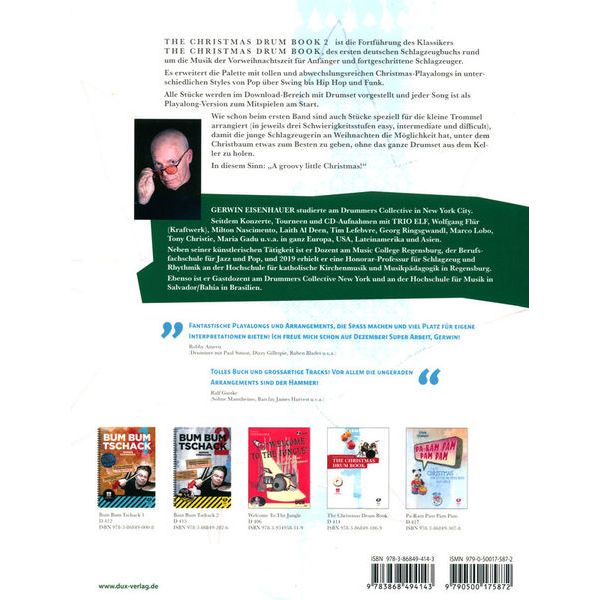 Edition Dux The Christmas Drum Book 2