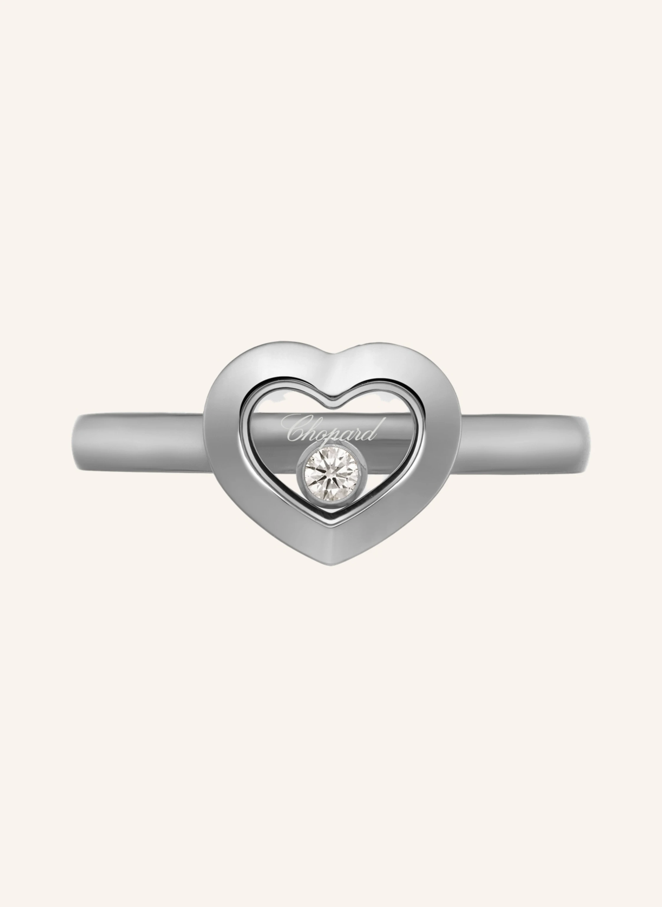 Chopard Ring HAPPY DIAMONDS ICONS Ring aus 18 Karat Weißgold und Diamanten