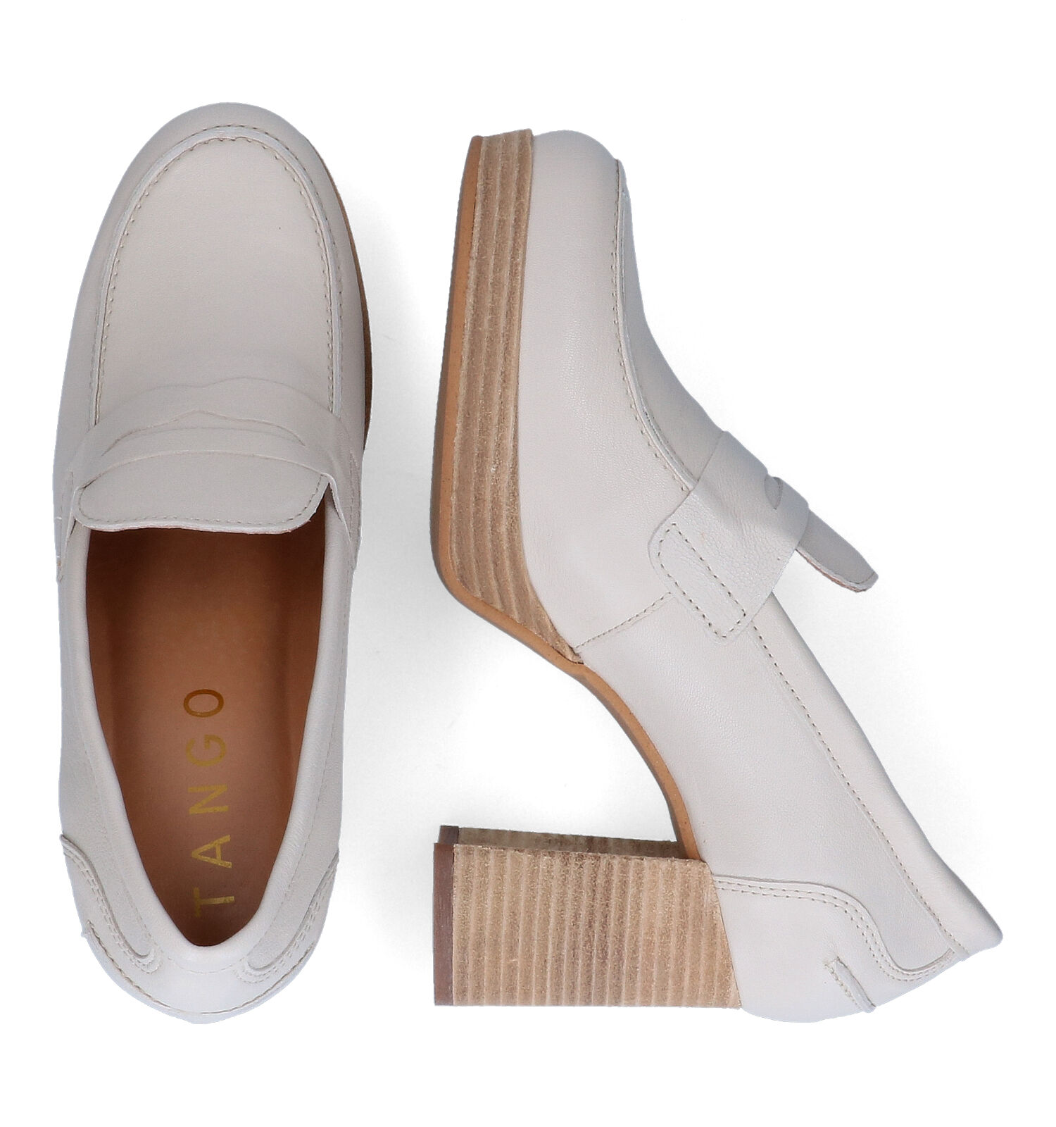 Enkelpumps beige