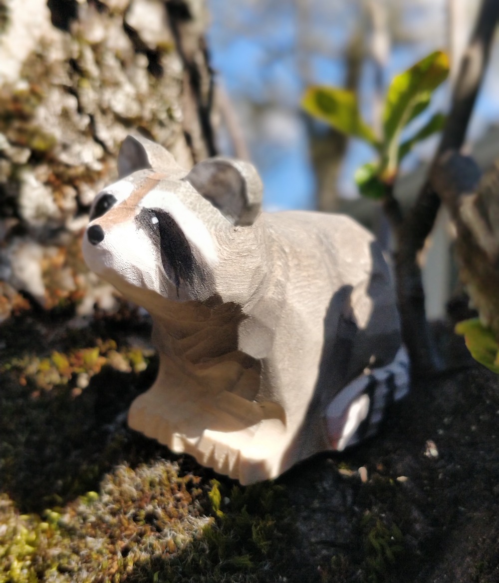 Figurine raton laveur