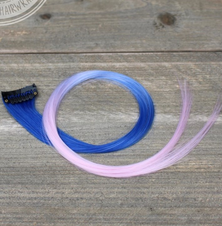 Blue/ Baby Pink Hairclip #6